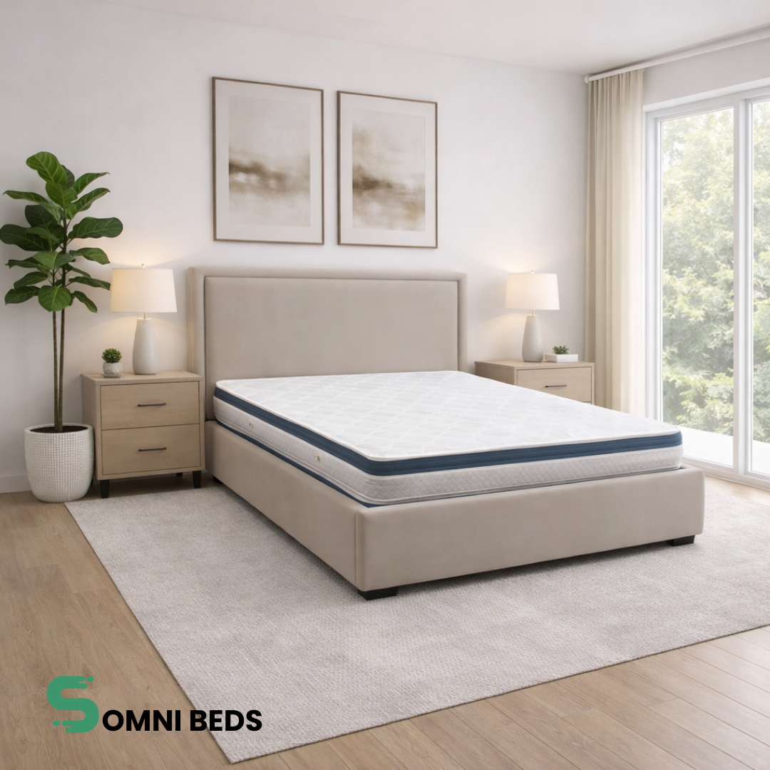 Saloon Bordered Squared Bed | Somni Beds #B107