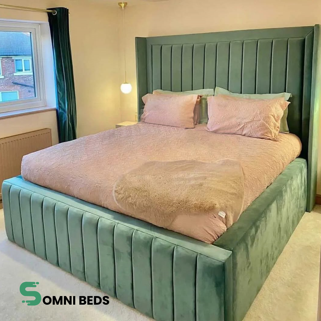 Aero Highted Panel Winged Bed | Somni Beds #B19