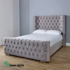 Heritage Deep-Tuft Wingback Ottoman Bed | Somni Beds #B30