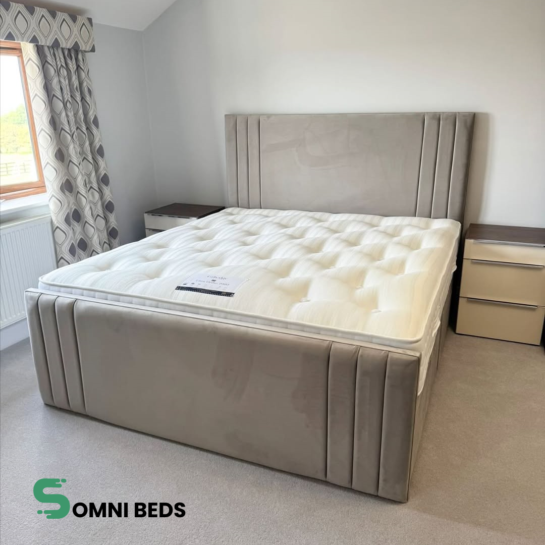 Opal Vertica Divan Bed With Footboard | Somni Beds #B61 B