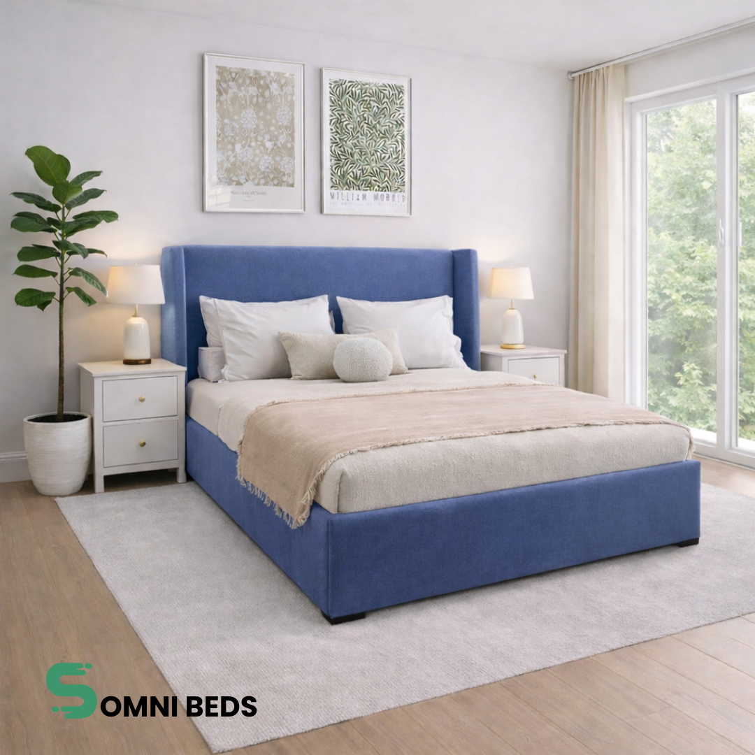 AeroLine Wingback Panel Bed | Somni Beds #B37