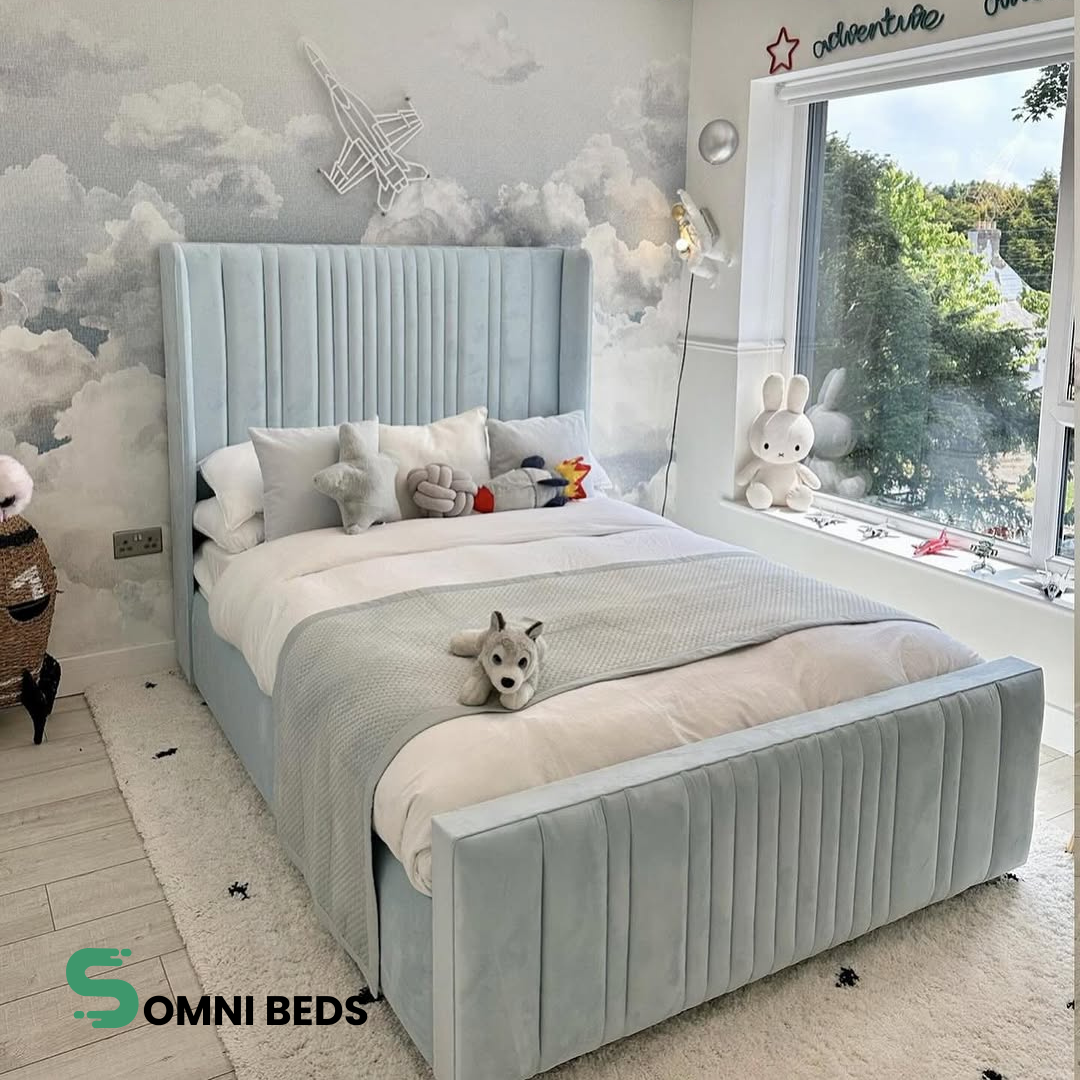 AeroVela Wingback Panel Bed | Somni Beds #B31