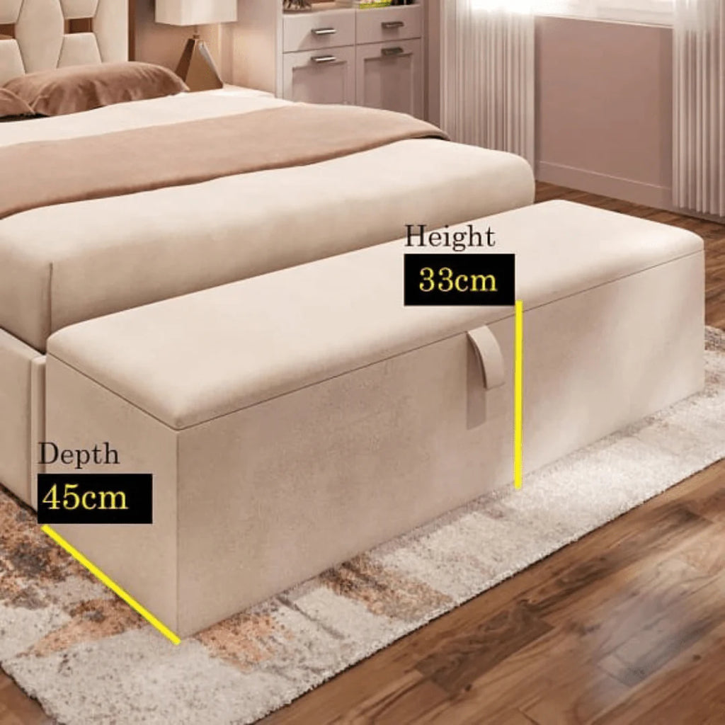 Linea Plain-Top Storage Box | Somni Beds #O4