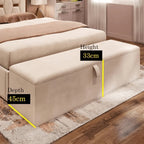 Linea Plain-Top Storage Box | Somni Beds #O4