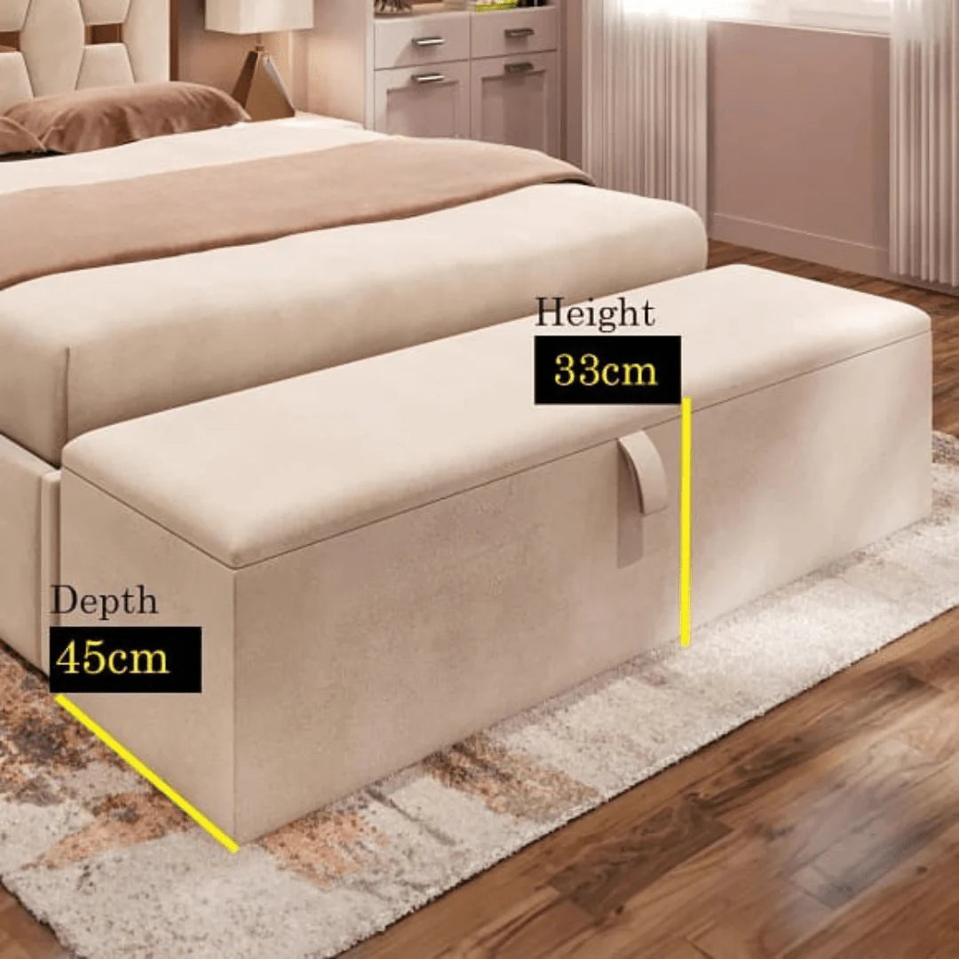 Linea Plain-Top Storage Box | Somni Beds #O4